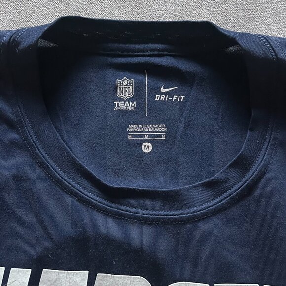 Nike Los Angeles Chargers T Shirt Men Medium Navy Dri-Fit Blue Football NFL Team - Picture 3 of 7